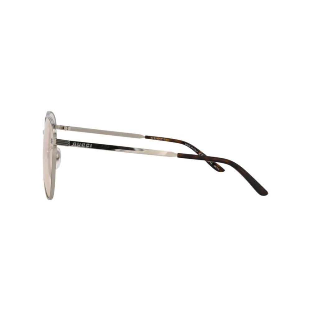 Gucci Aviator-Frame Metal Sunglasses Silver Unisex-Adult - Picture 3 of 6